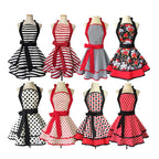 Cotton Princess Waist Apron - Oilproof & Easy Clean