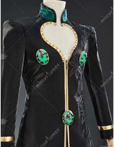 Miccostumes Men's Golden Wind Black Cosplay Costumes The Godfather Black Version Halloween cosplay costume