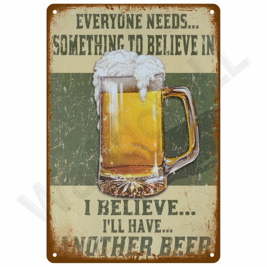 SS69 Retro Metal Tin Sign 20x30cm Vintage Wall Art for Home Bar Decor