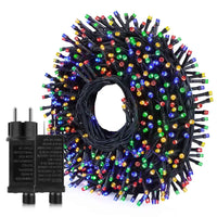 Christmas Decor Lights for Home Village 2024 24V LED String 20m 30m Fairy Garland for Chrismas Tree Country Yard Garden Wedding