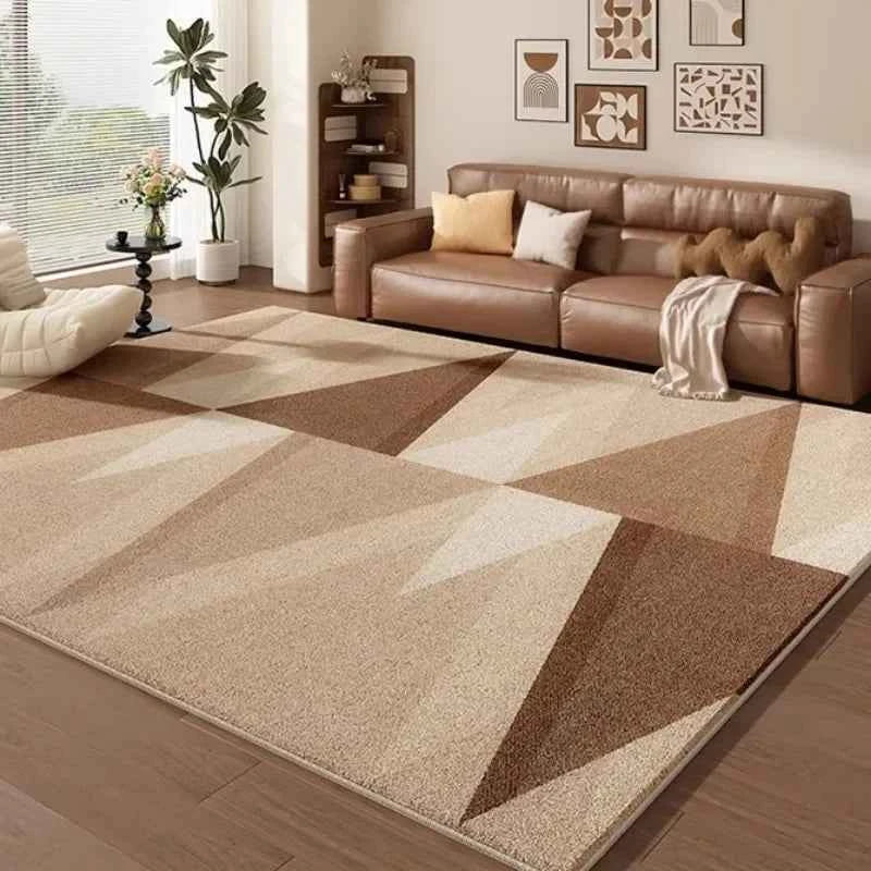 Cream Color Living Room Carpet Light Luxury Home Decoration Bedroom Rug Large Size Plush Sofa Coffee Table Floor Mat Tapis カーペット