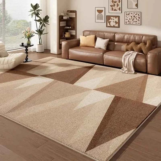 Cream Color Living Room Carpet Light Luxury Home Decoration Bedroom Rug Large Size Plush Sofa Coffee Table Floor Mat Tapis カーペット
