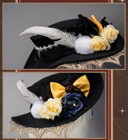 IN STOCK UWOWO Navia Cosplay Genshin Impact Navia Cosplay Costume Fontaine Rococo Style Dress Cosplay Halloween Costume