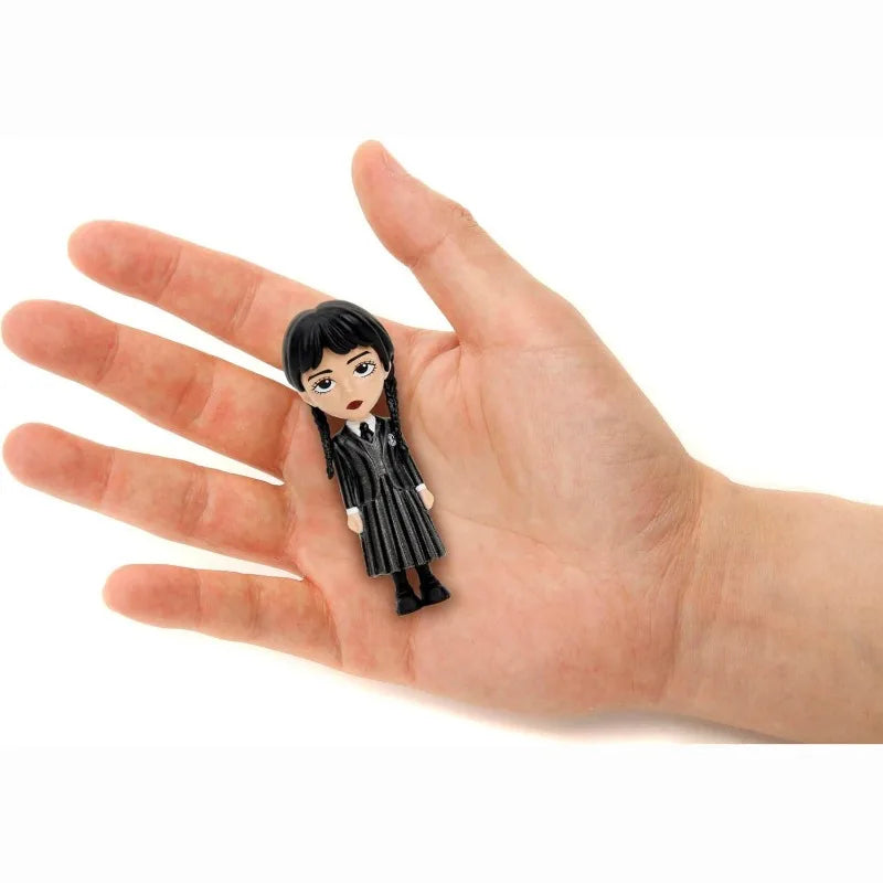Jada Anime Figures Wednesday The Addams Family Thing Enid Sinclair Metalfigs Metal Model Toy Collection Ornament Boy Girls Gifts