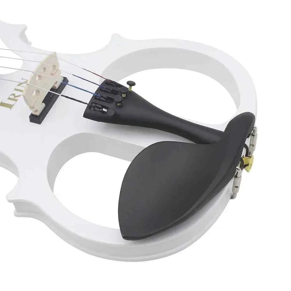 IRIN 4/4 Electric Violin Maple Body Silent Violin With Bow Case Headphone Cable Violin Shoulder Rest Aluminium Alloy Accessories