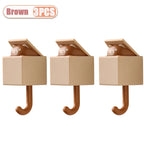 Self-Adhesive Cat Wall Hooks, Cute Animal Decorative Hanger