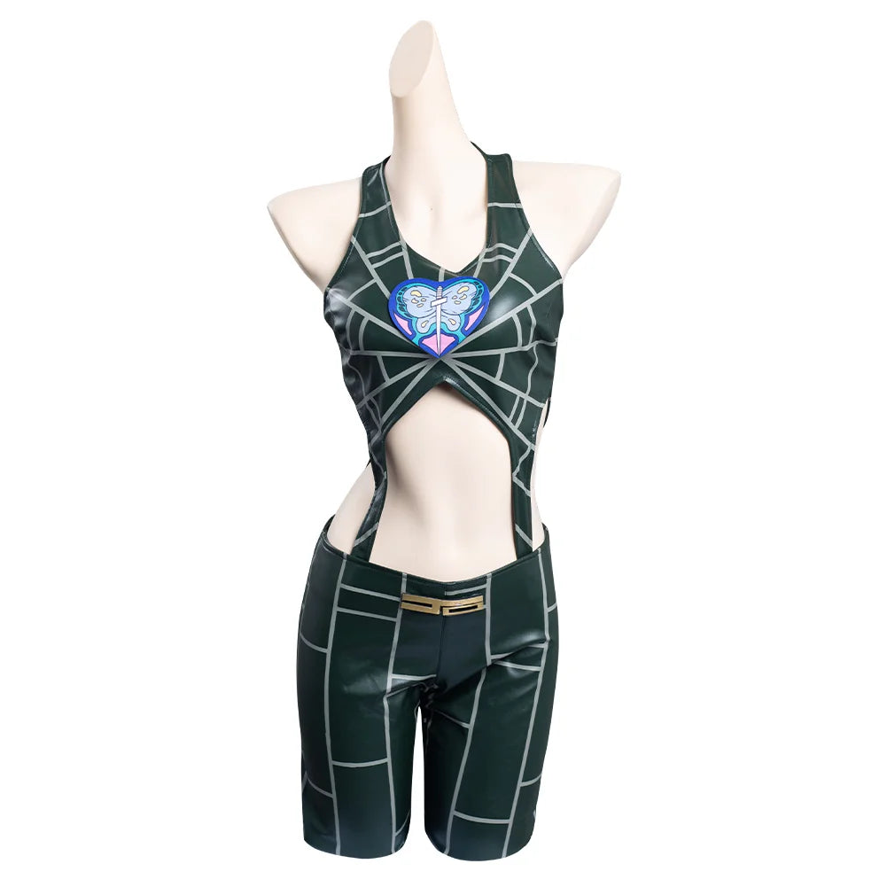 Stone Ocean Jolyne Cujoh Cosplay Costume Coat Jumpsuit Anime Bizarre Adventure Halloween Carnival Disguise Suit For Women