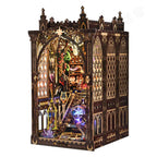 Book Nook Kit Twelve Constellations 3D DIY Wooden Puzzle Handmade Bookshelf Dollhouse Model Bookend Building Home Decoration