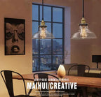 The Nordic Loft Modern Bedroom Pendant Lamp with Clear Gray Amber Vintage Pendant Lights Dining Glass Hanging Light Fixtures