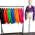 Real Leather Jacket 2022 Autumn Ladies Colorful Genuine Leather Top Short