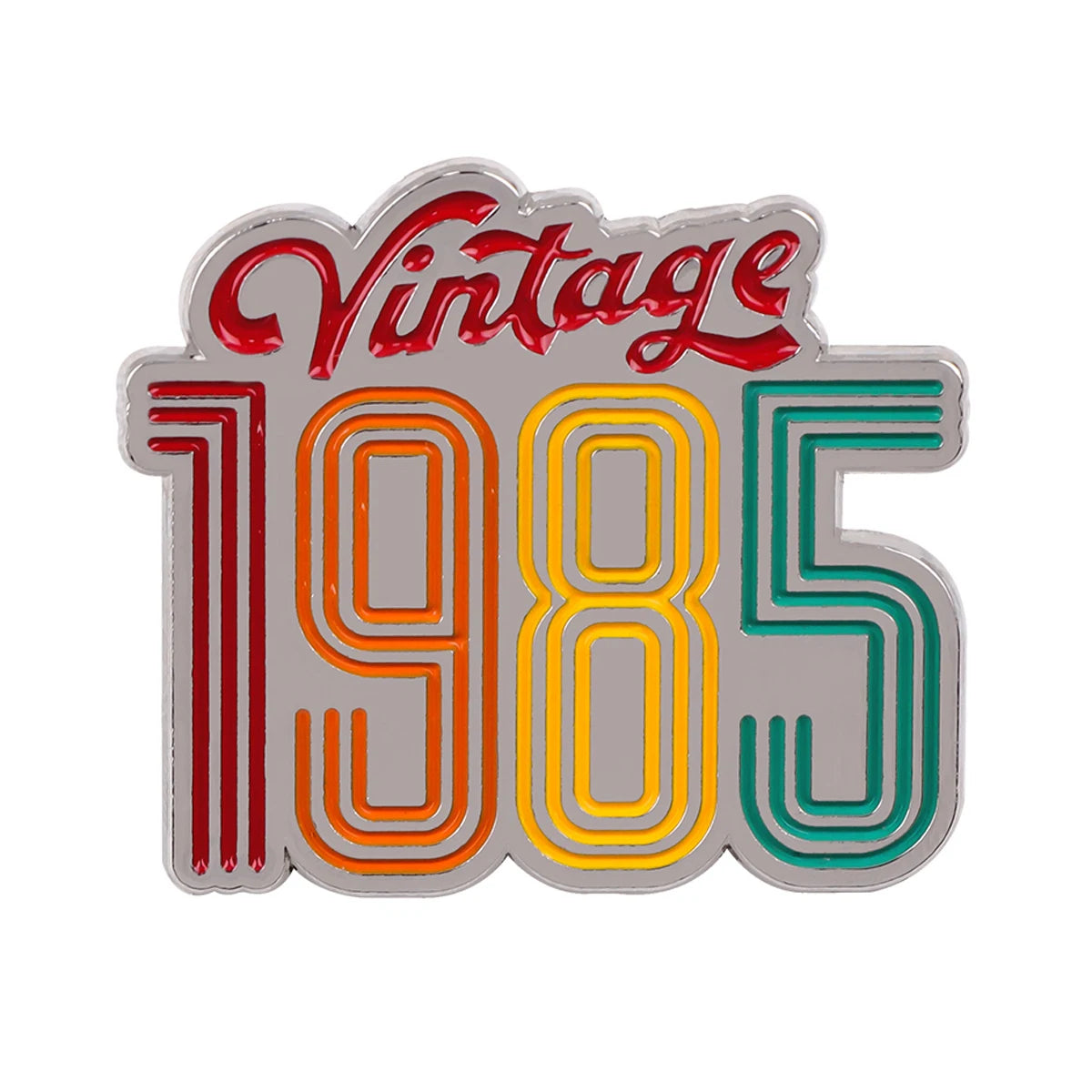 Vintage Cassette Tape Enamel Brooch Pin Retro 80s 90s