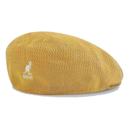 New Luxury Wool Beret Hat Women Men Four Seasons Knitted Thin Breathable Mesh Berets Cap Autumn Winter Beanie Stars Same Style