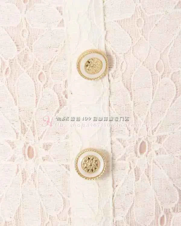 SALES Sweet Japan Liz Lisa Square Collar Princess Cotton Whole Lace Suspenders Dress