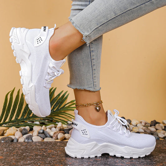 Women's shoes, women's sports shoes 2025 Women's shoes Breathable single-mesh dad shoes Women's casual and versatile sports shoe SS69