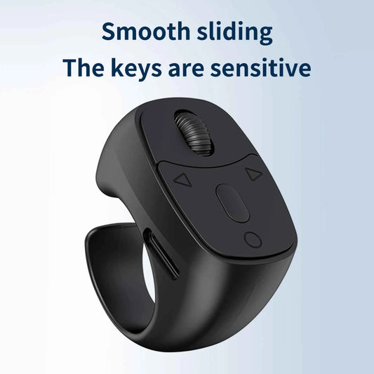 Bluetooth-Compatible 5.3 Fingertip Ring Remote Control Finger Ring Mouse Scrolling Ring Wireless Camera Shutter Selfie Button