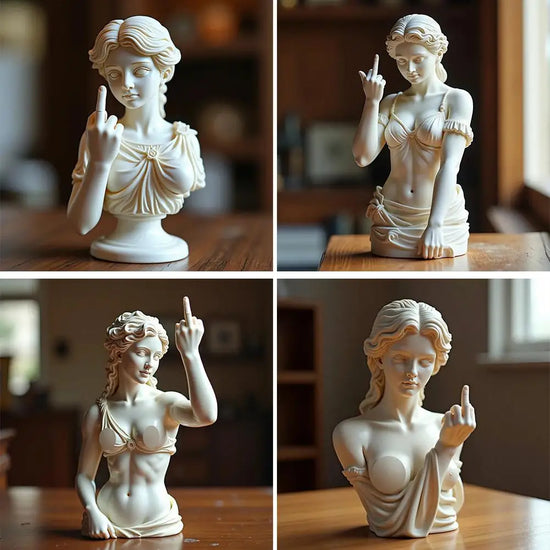 2025 Statue Of Vienna Goddess Funny Goddess Statue 3D Resin Craft Ornaments Unique Design Cultural Office Home Decoration