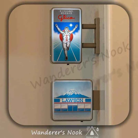 Dotonbori Glico 711 Lake Kawaguchi-ko Lawson Store Sign Lightboard Photo Spot Fridge Magnet Sticker Decoration254