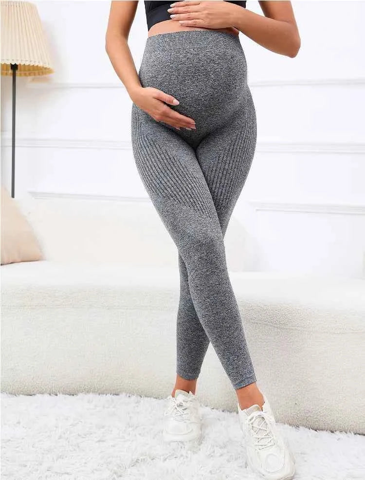 Pregnant Women's Thin Bottoming Pants Spring And Summer New Maternity High Elastic Belly Support Pants