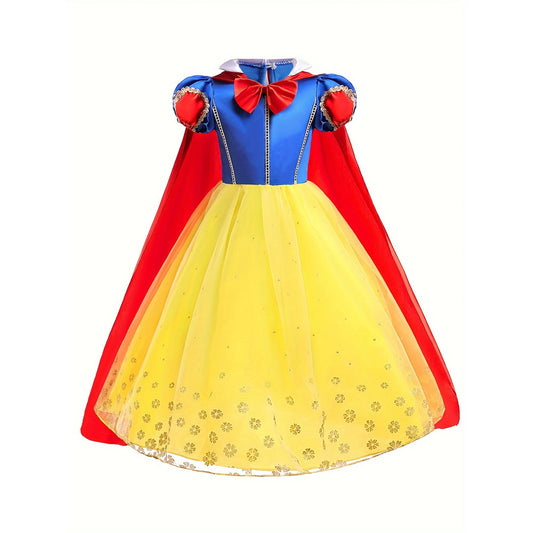 YOFEEL Girls Princess Tulle Sequins Ball Gown Costume for Birthday Party