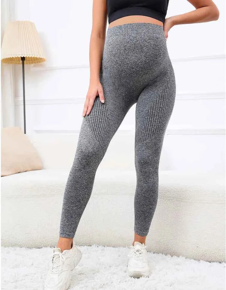 Pregnant Women's Thin Bottoming Pants Spring And Summer New Maternity High Elastic Belly Support Pants