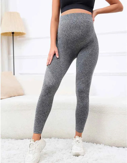 Pregnant Women's Thin Bottoming Pants Spring And Summer New Maternity High Elastic Belly Support Pants