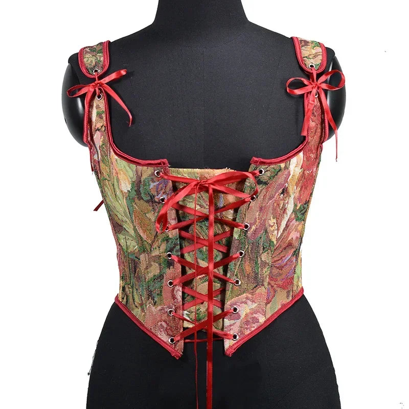 VISIVANEC Lolita Corset Tank Top Women's Slimming Bustier
