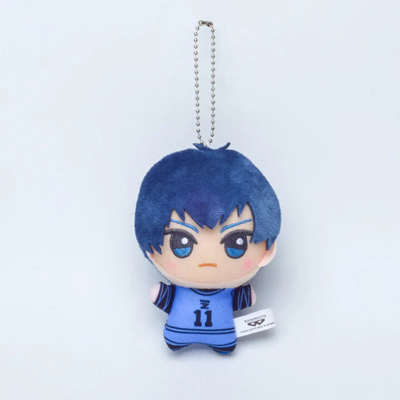 10cm New Blue Lock Plush Pendant KeyChain Isagi Yoichi Nagi Seishiro Mikage Reo Rin Itoshi Itoshi Sae Action Doll Toy Bag Gift SS69