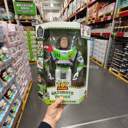 Official Disney Pixar Toy Story Classic Sound Effect Action Figures Buzz Lightyear Woody Simulation Model Collectible Toy For Fa