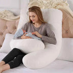 Soft Fleece Pregnant Pillow Gravida U Type Lumbar Pillow Multi Function Side Protect Cushion for Pregnancy Women Dropshipping