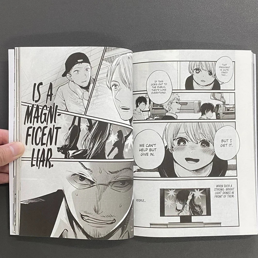 Japanese manga Oshi No Ko Volume 1 fantasy suspense English version youth idol comic book SS69