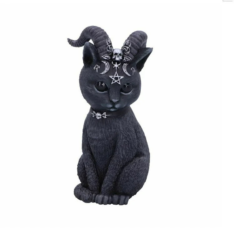 1pc Halloween Magic Black Dragon Snake Griffin Unicorn Mysterious Witches Statue Home Decor Figurine Christmas Desk Ornaments