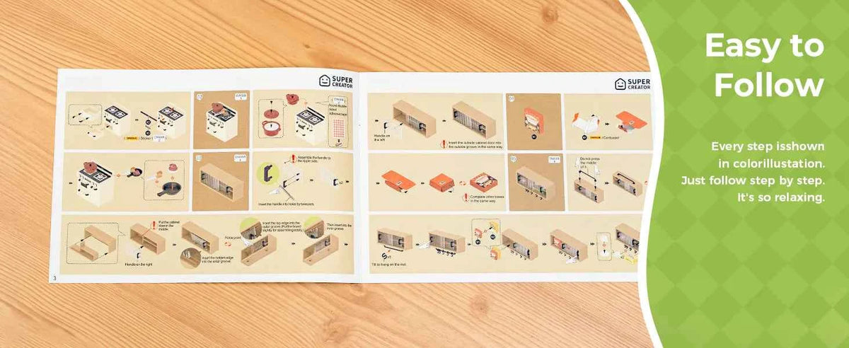 Robotime Rolife Becka's Baking House 3D Puzzle DIY Miniature Dollhouse Kit Amazing Gift for Children DG161