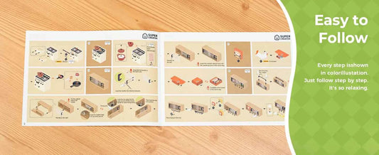 Robotime Rolife Becka's Baking House 3D Puzzle DIY Miniature Dollhouse Kit Amazing Gift for Children DG161