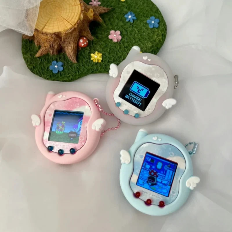 New Tamagotchi Uni Protective Cover Silicone Case Pet Toy Soft And Creative Angel Cartoon Design Cute With Sticker Gift Stock