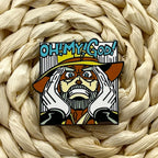 Joseph Joestar Badges Pendant Anime JoJo's Bizarre Adventure Pins Manga Brooches for Bag Backpack Clothing Lapel ACG Cosplay Toy
