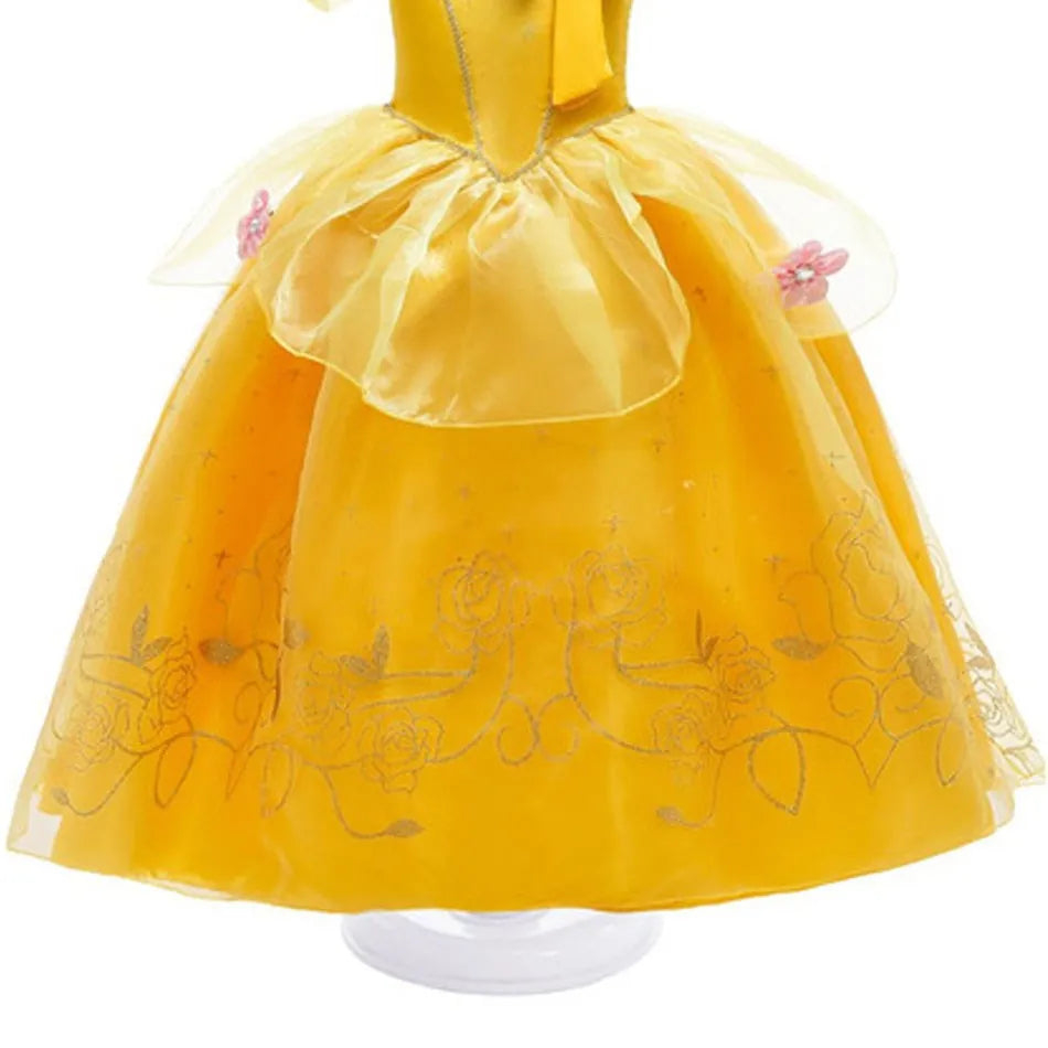 Wood Pencil Girls Belle Floral Princess Dress