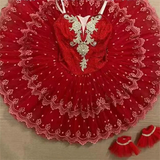 SS69 Custom Size 7-Layer Ballet Tutu Performance Costume for Kids and Adults