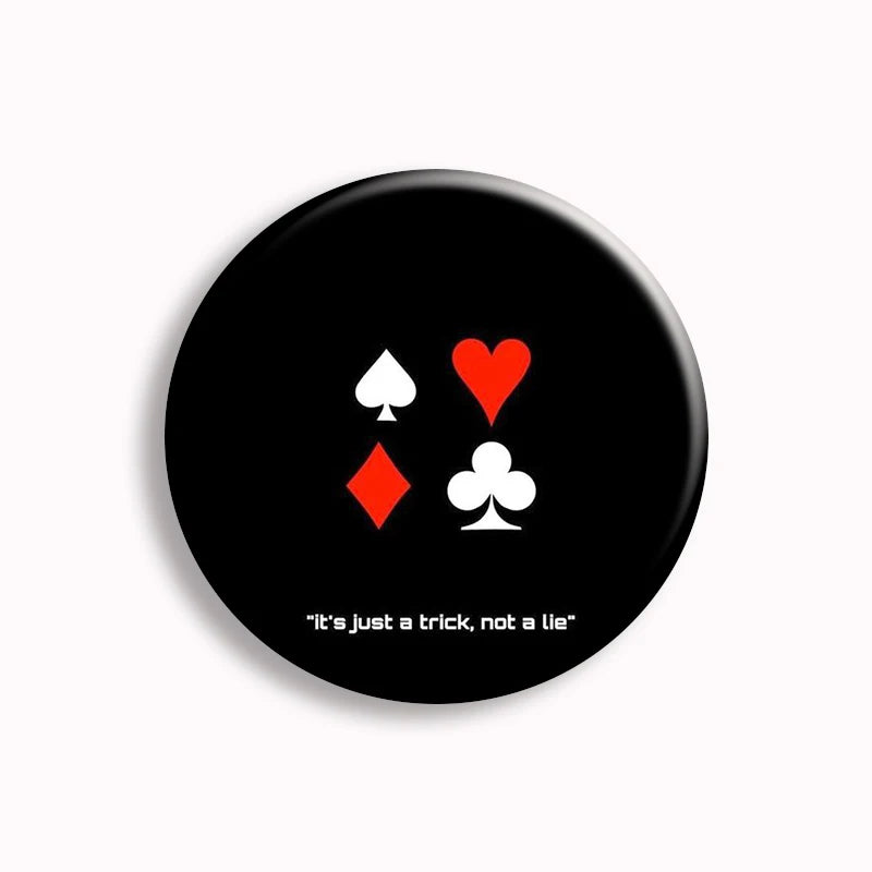 Hot Japan TV Alice in Borderland Soft Button Pin Chishiya Kuina Creative Game Over Brooch Badge Bag Decor Jewelry Fans Collect SS69 6.69 8 / 58mm(2.3in)