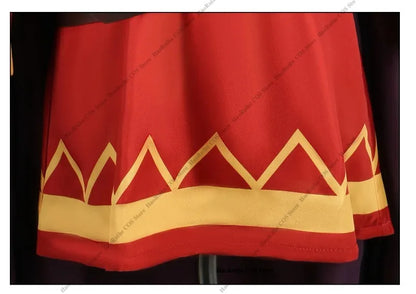 Megumin Cosplay Costume Set with Dress, Cloak, and Hat - KonoSuba Sorceress