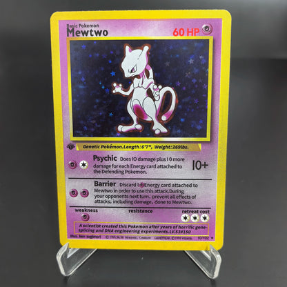 1996 First Generation Pokemon Trading Cards Rare Edition with Charizard  Mewtwo Venusaur Blastoise Classic Game Anime Gift Toys SS69 9.69 ZZXXK-1Pcs-1