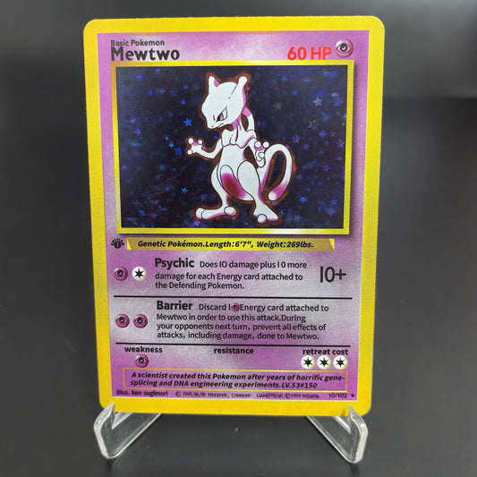 1996 First Generation Pokemon Trading Cards Rare Edition with Charizard  Mewtwo Venusaur Blastoise Classic Game Anime Gift Toys SS69 9.69 ZZXXK-1Pcs-1
