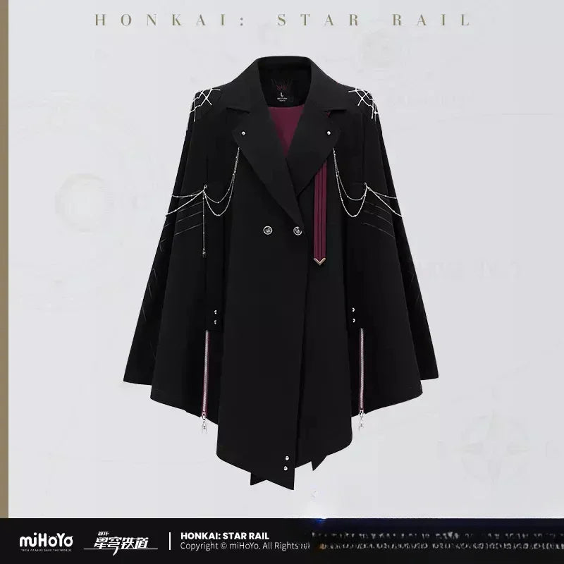 Kafka Honkai: Star Rail Cosplay Jacket and Cloak Polyester Costume