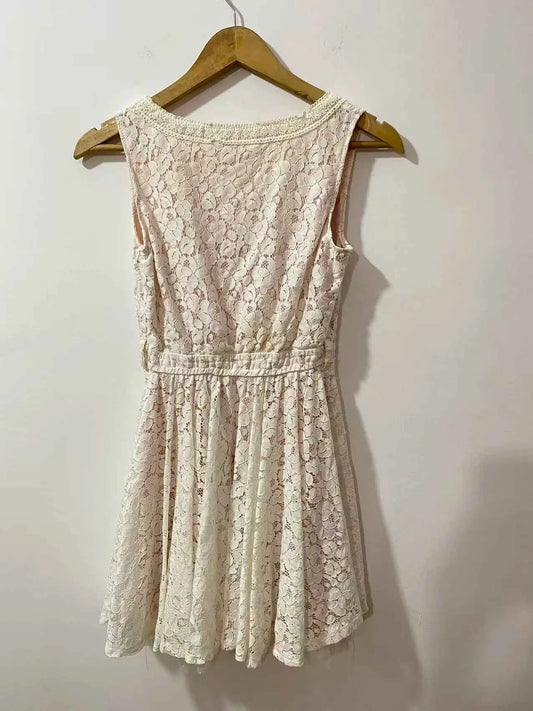 SALES Sweet Japan Liz Lisa Square Collar Princess Cotton Whole Lace Suspenders Dress