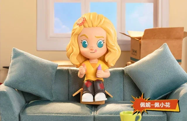 POP MART The Big Bang Theory Action Figures Toys TBBT Sheldon Penny Amy Leonard Howard Rajesh Bernadette Figure Dolls Kids Gifts SS69 28.69 no box