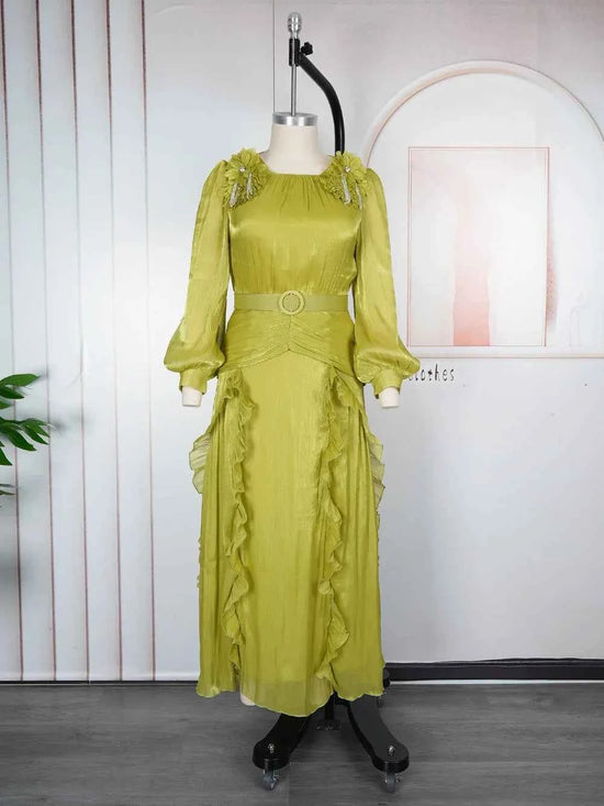 Elegant African Dresses for Women 2025 New Africa Clothing Plus Size Turkey Wedding Party Long Dress Dashiki Ankara Outfits Robe