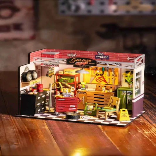 Robotime Rolife Becka's Baking House 3D Puzzle DIY Miniature Dollhouse Kit Amazing Gift for Children DG161