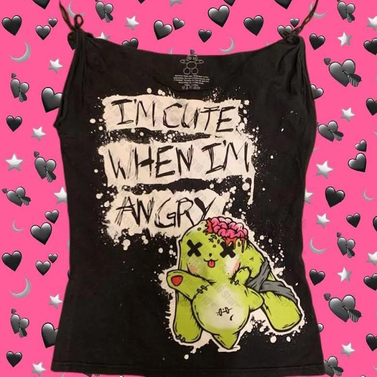 Crop Top Sexys 2000s Y2k Tops With Suspenders Corset Top for Women Harajuku Aesthetic Clothing Women's Cropped Tanks & Camis Emo SS69 11.69 Black / XXL