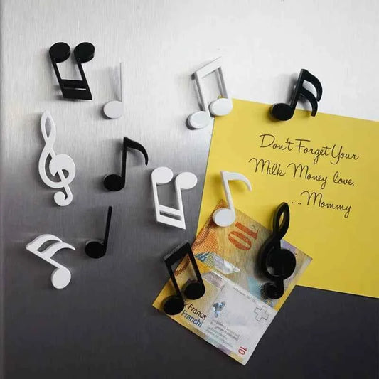 4Pcs Vintage Creative Gramophone Record Fridge Magnet Message Board Reminder Refrigerator Sticker for Home Kitchen Decoration