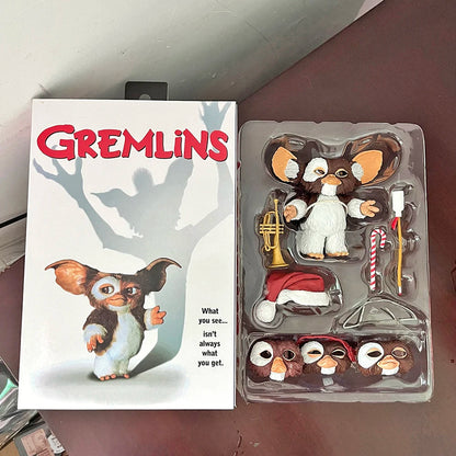 NECA Gremlins Figure Movie Edition Gremlins Retro Rubber Horror Doll Toy Doll Christmas Ver. Gift SS69