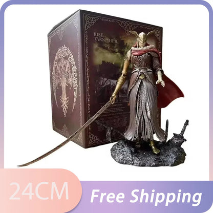 24cm ELDEN RING Figure Malenia Blade Of Miquella Anime Figure Valkyrie Figurine Model Pvc Statue Doll Collection Decoration Toys SS69 39.69 WHITE / no box